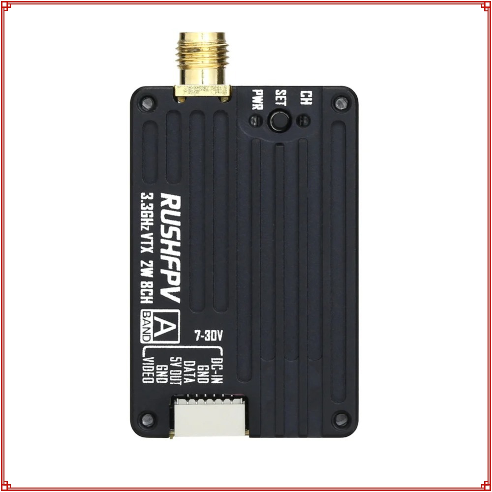 2026 New RUSHFPV 3.3G 2W VTX T - Fpv Drone Transmitter review and price