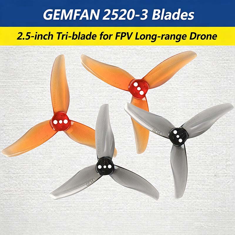 Gemfan Hurricane 2520-3 2.5-in - Fpv Drone Propeller review and price