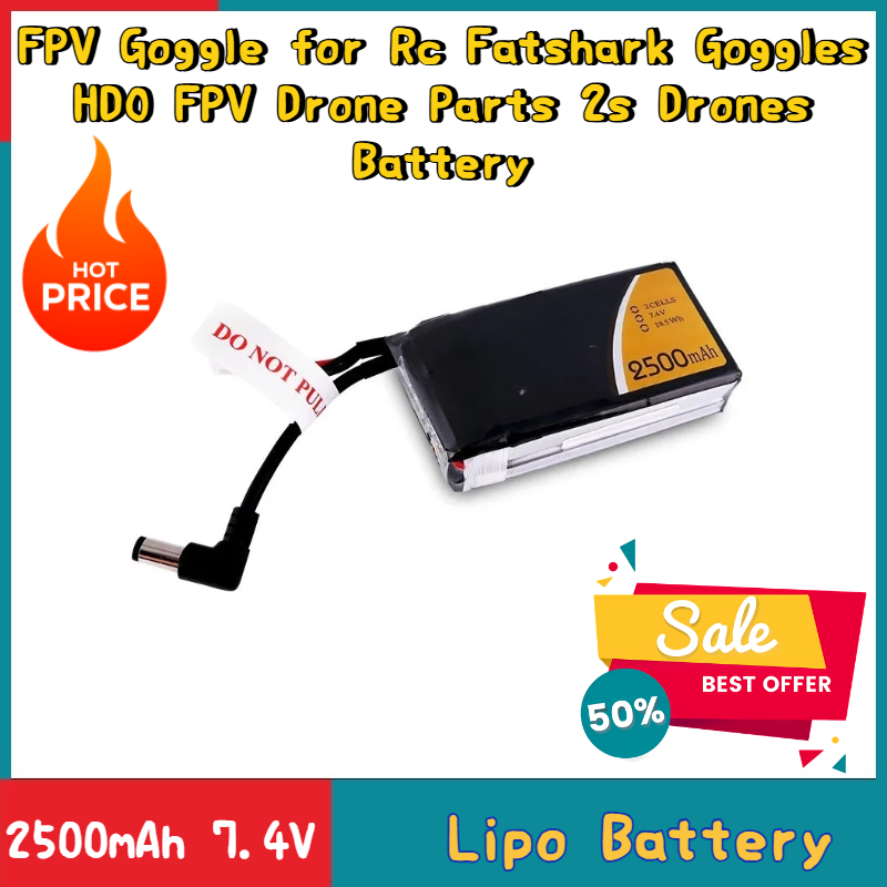 2500mAh 7.4V Upgrade 1C Lipo B - Fpv Drone Goggles review and price